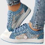 Albertine | Orthopaedic Sneakers with Embroidered Panels