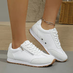 Cadiz | Lifted Walking Sneakers with a Side Zip