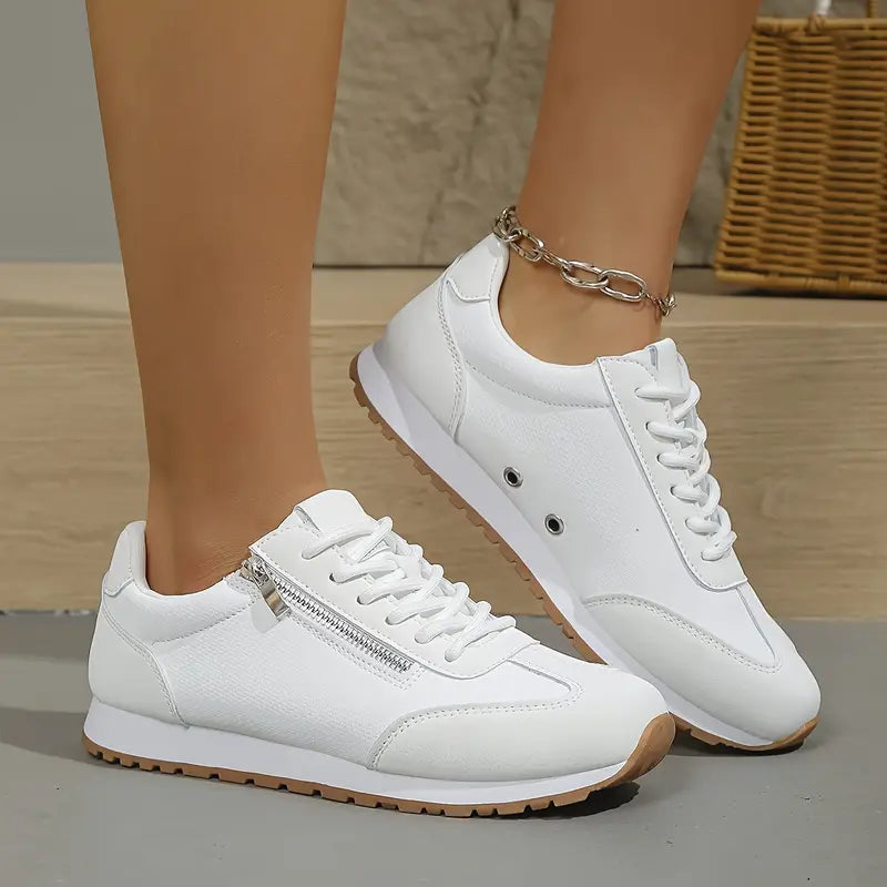 Cadiz Orthopedic Shoes White, photo studio