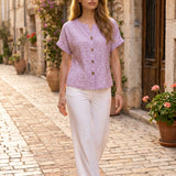 Elegant Floral Blouse