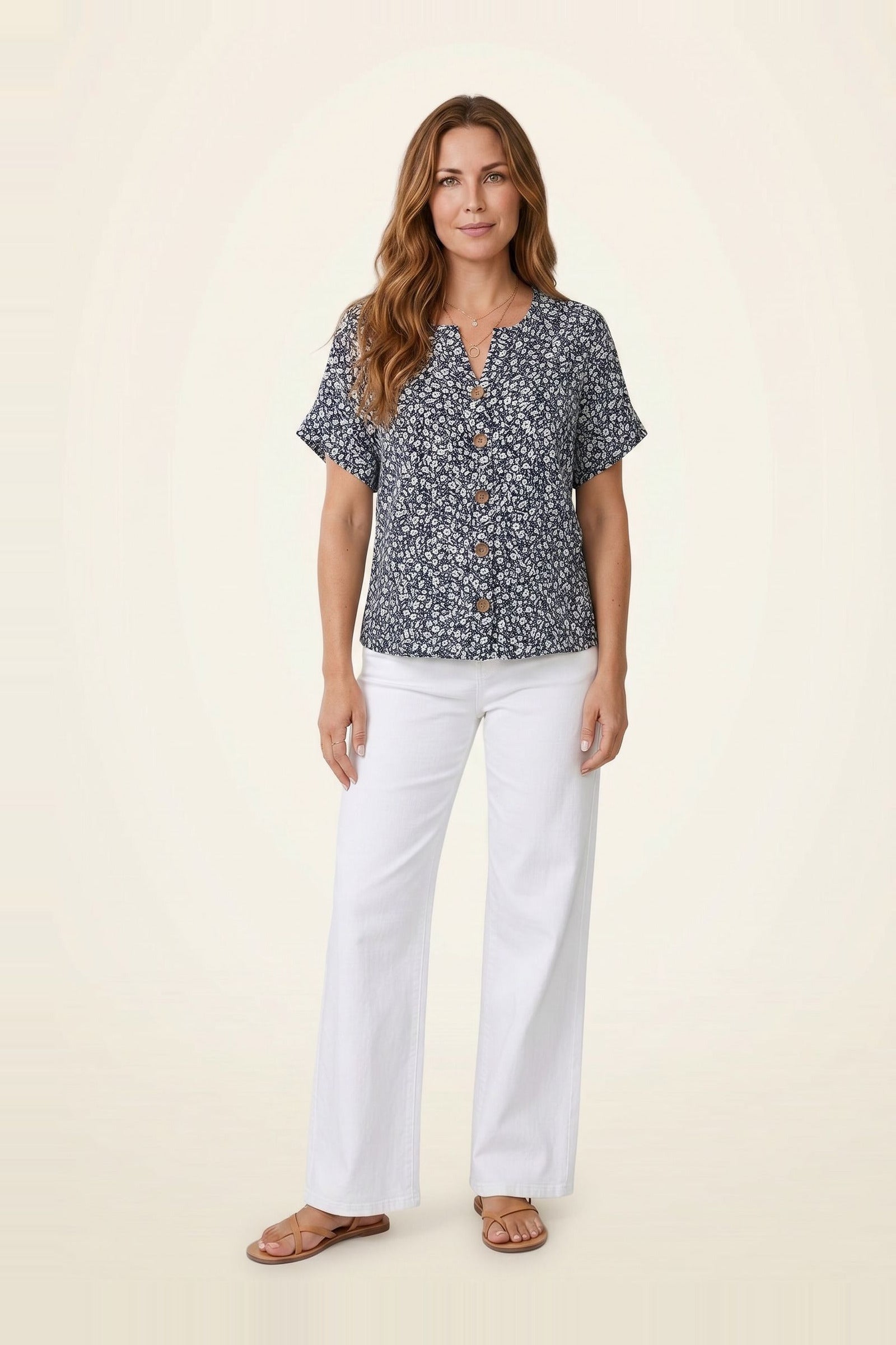 Elegant Floral Blouse