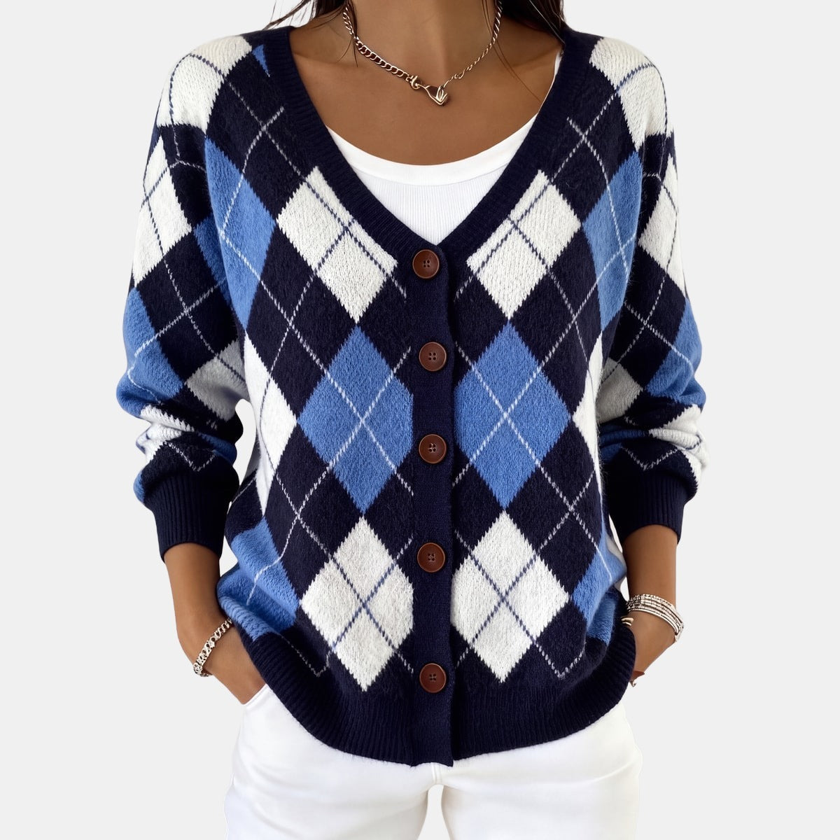 Blue Diamond Cardigan