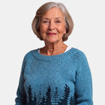 Blue Fir Nordic Jumper