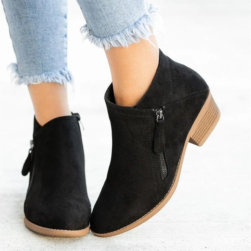 Amanda Stylish Orthopedic Boots Beige, photo studio