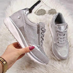 Gabri | Sneakers with a Side Zip and Laces