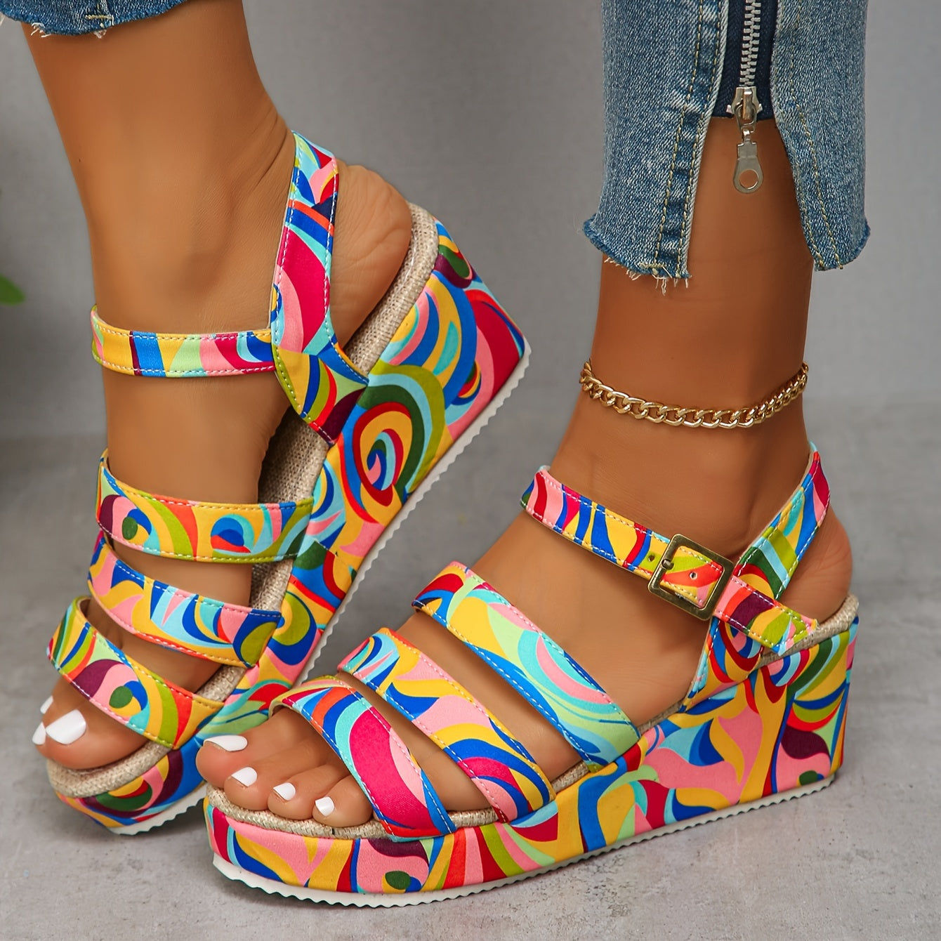 Opal | Women's Ankle-Strap Wedge Sandals