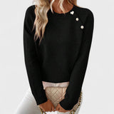 Asymmetric Button Jumper