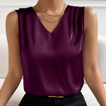 Josie | Sleeveless V-Neck Blouse