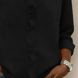 Hope | Refined Ruffled V-Neck Blouse