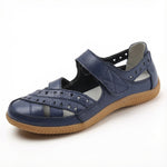 Savia | Cut-Out Mary Jane Flats with an Adjustable Strap