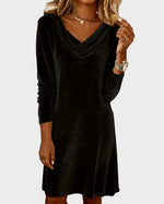 Rosina | Flowy Velvet Dress