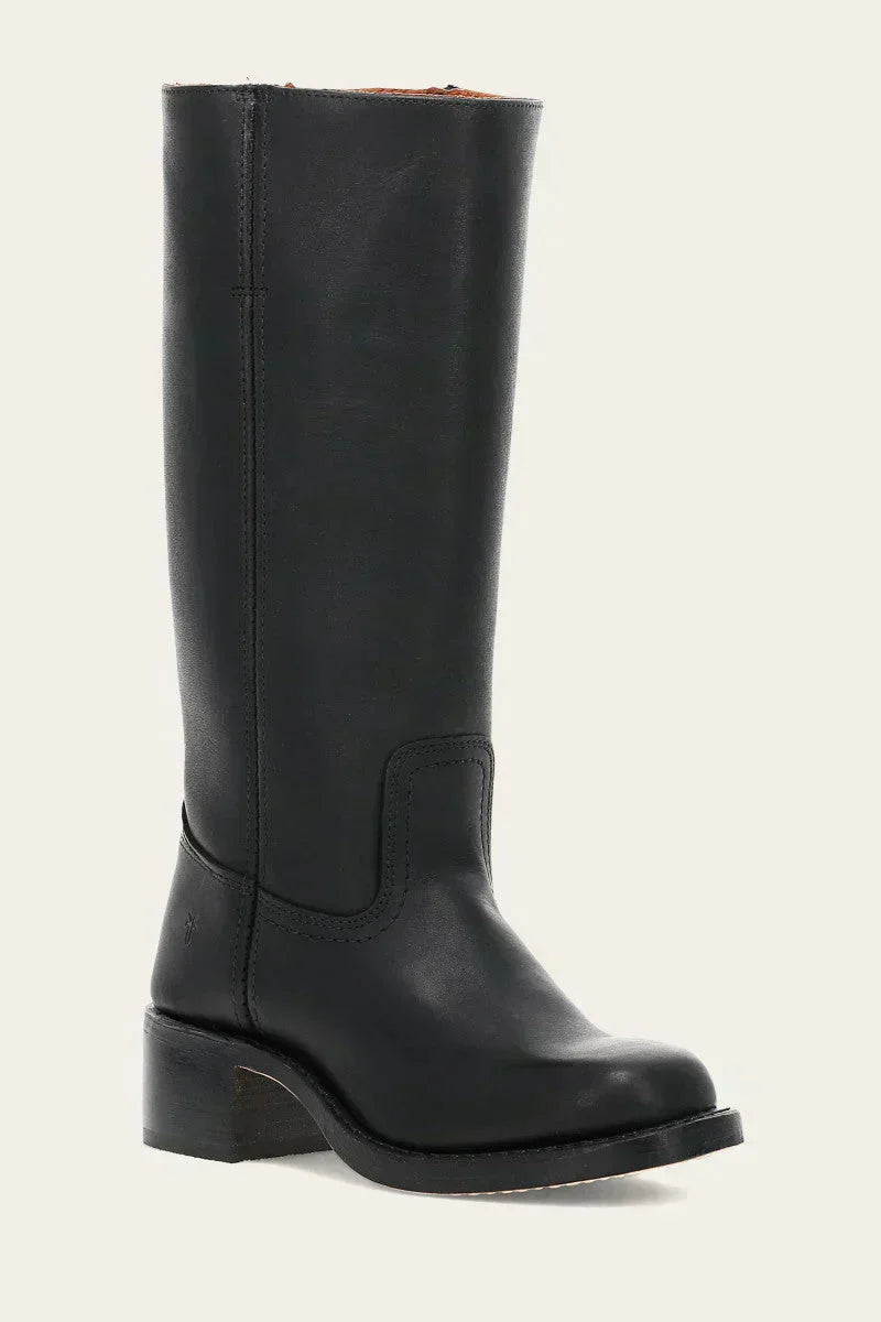 Jane Classic Western Boots Black, photo studio