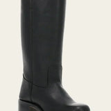 Jane | Tall Pull-On Boots with a Stacked Heel