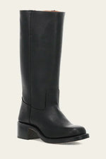 Jane | Tall Pull-On Boots with a Stacked Heel