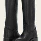 Jane | Tall Pull-On Boots with a Stacked Heel