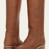 Jane | Tall Pull-On Boots with a Stacked Heel