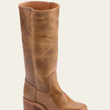 Jane | Tall Pull-On Boots with a Stacked Heel