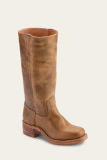 Jane | Tall Pull-On Boots with a Stacked Heel