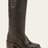 Jane | Tall Pull-On Boots with a Stacked Heel