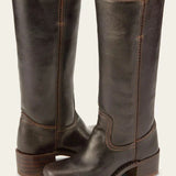Jane | Tall Pull-On Boots with a Stacked Heel