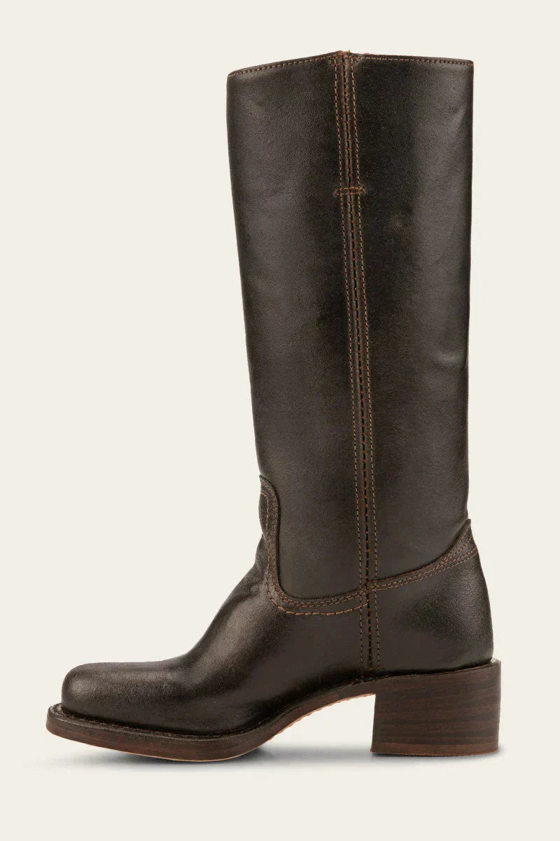 Jane Classic Western Boots Black, photo studio