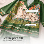 Calypso | Spotted Horse Print Shirt and Shorts Set