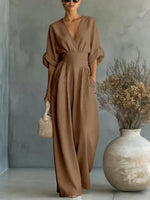 Nancy | Flowy Belted-Waist Maxi Dress