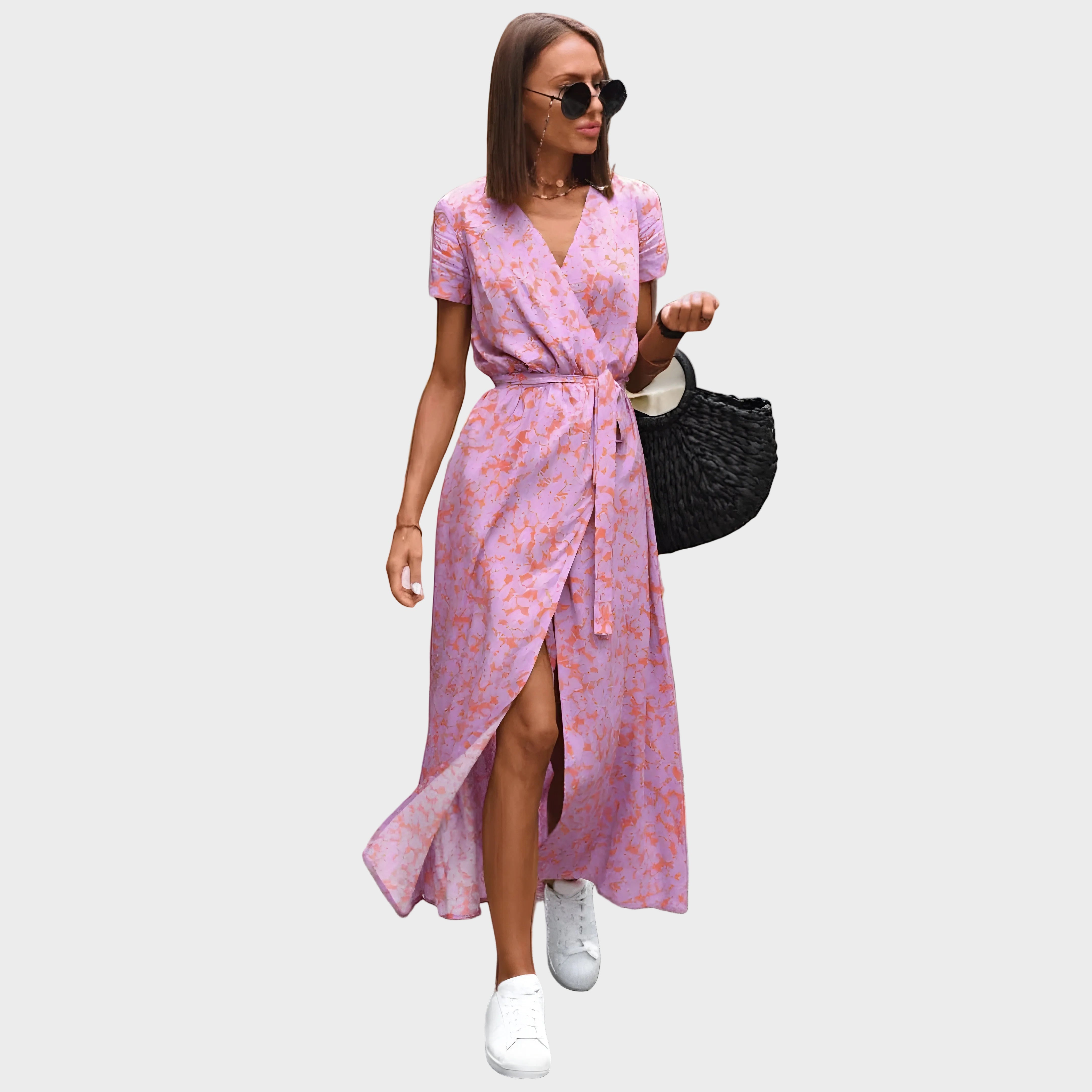 Alda | Airy Elegant Dress for Every Occasion Pink, photo studio