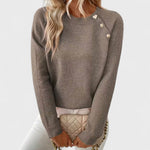 Asymmetric Button Jumper