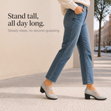 Flora | Crisscross Platform Mary Jane Heels