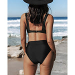 Cheryl | High-Waisted Solid Bikini