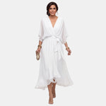 Monica | V-Neck Chiffon Dress