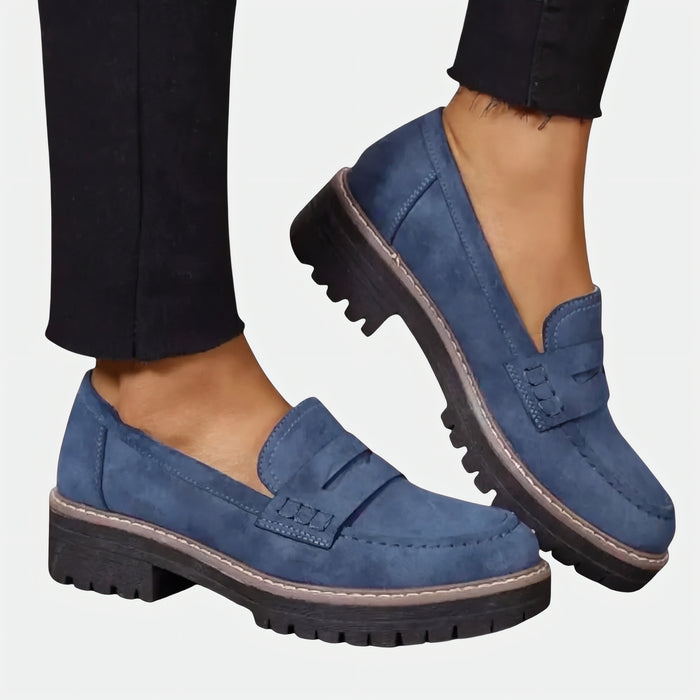 Abbey | Comfort Loafers with a Block Heel