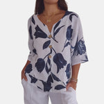 Nova | Floral V-Neck Blouse