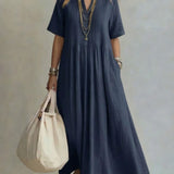 Davina | Elegant V-Neck Dress
