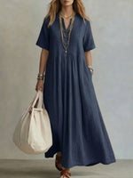 Davina | Elegant V-Neck Dress