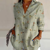 Rosamund | Geometric Print Shirt