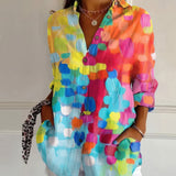 Rosamund | Geometric Print Shirt
