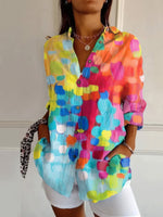 Rosamund | Geometric Print Shirt