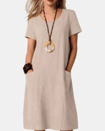 Adelina | Modern Boho Midi Dress