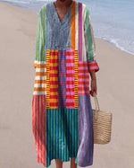 Annalise | Airy Artistic Print Dress