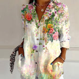 Rosamund | Geometric Print Shirt