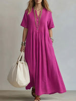 Davina | Elegant V-Neck Dress