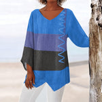 Orianna | Classic Geometric Print Blouse