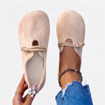 Nadine | Orthopaedic Flats with a Knotted Cord Detail