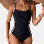 Darlene | Twist-Front One-Piece Swimsuit with Side Panels