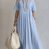 Davina | Elegant V-Neck Dress