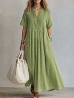 Davina | Elegant V-Neck Dress