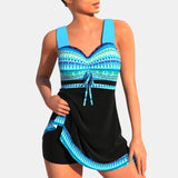 Maribel | Two-Piece Swim Dress with a Sweetheart Neckline