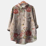 Mariella | Vintage Romantic Print Blouse